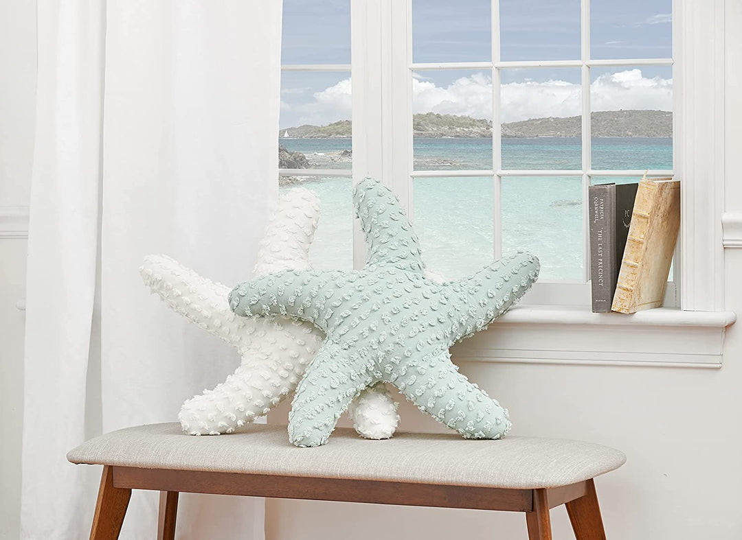 Starfish and Sea Fan Decorative Pillows