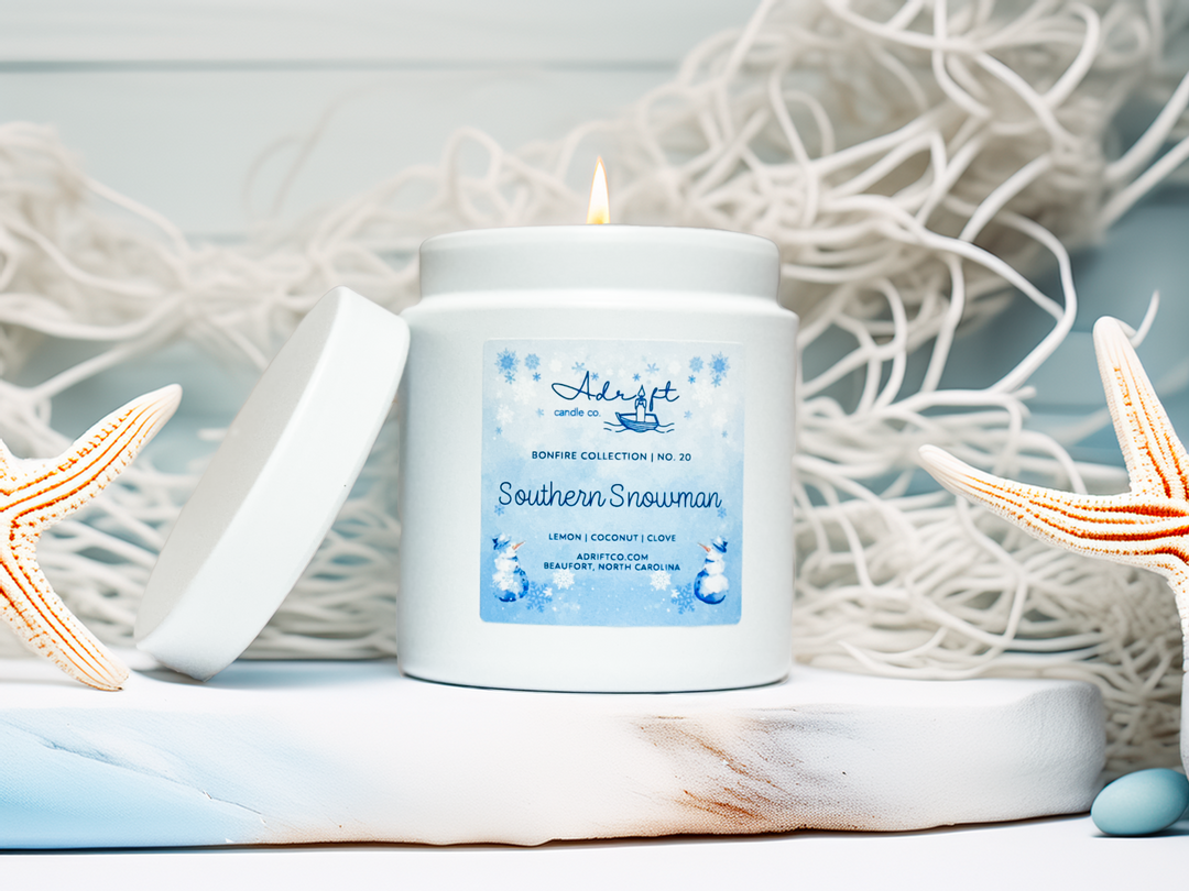 Southern Snowman candle
