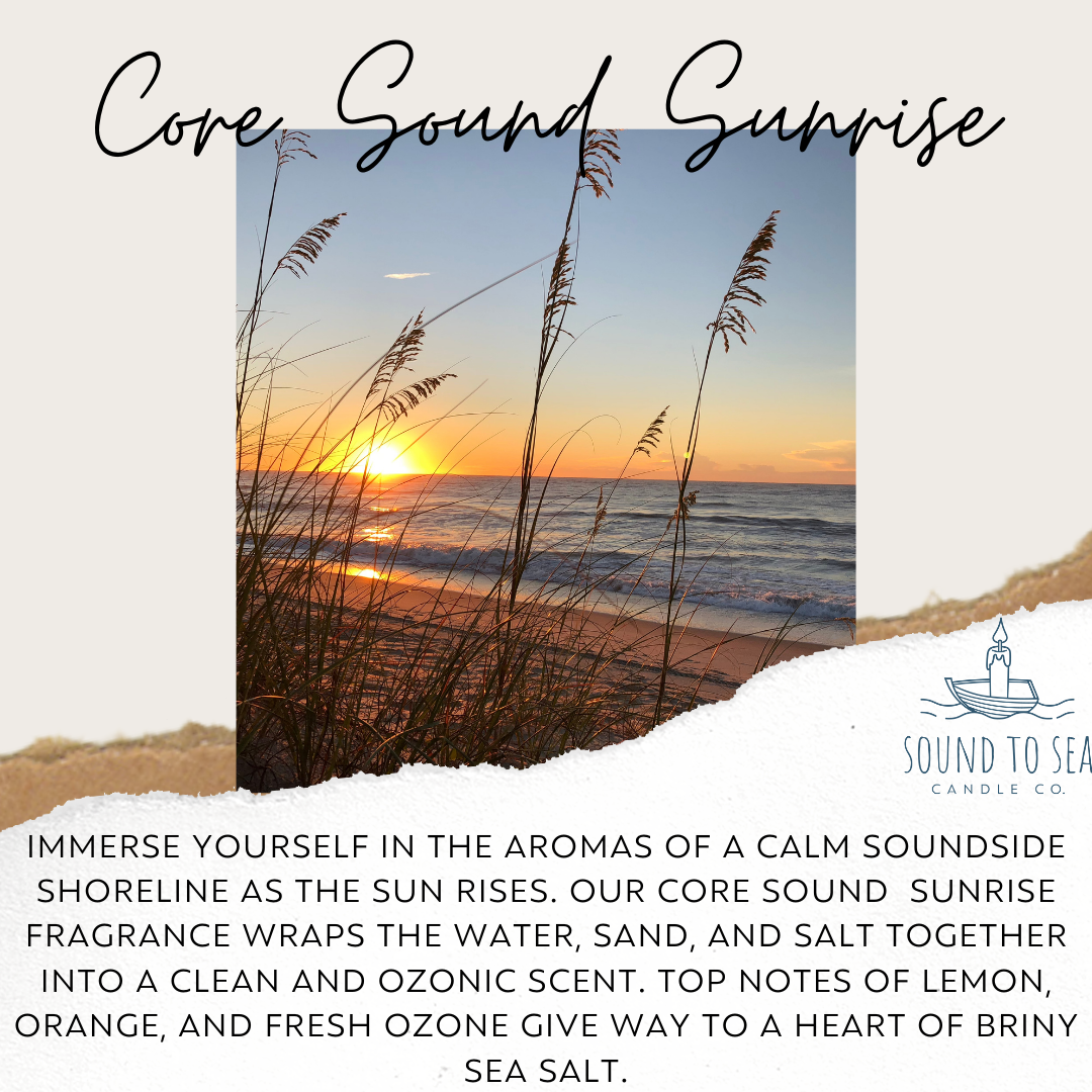 Core Sound Sunrise candle - Sound to Sea Candle Co.