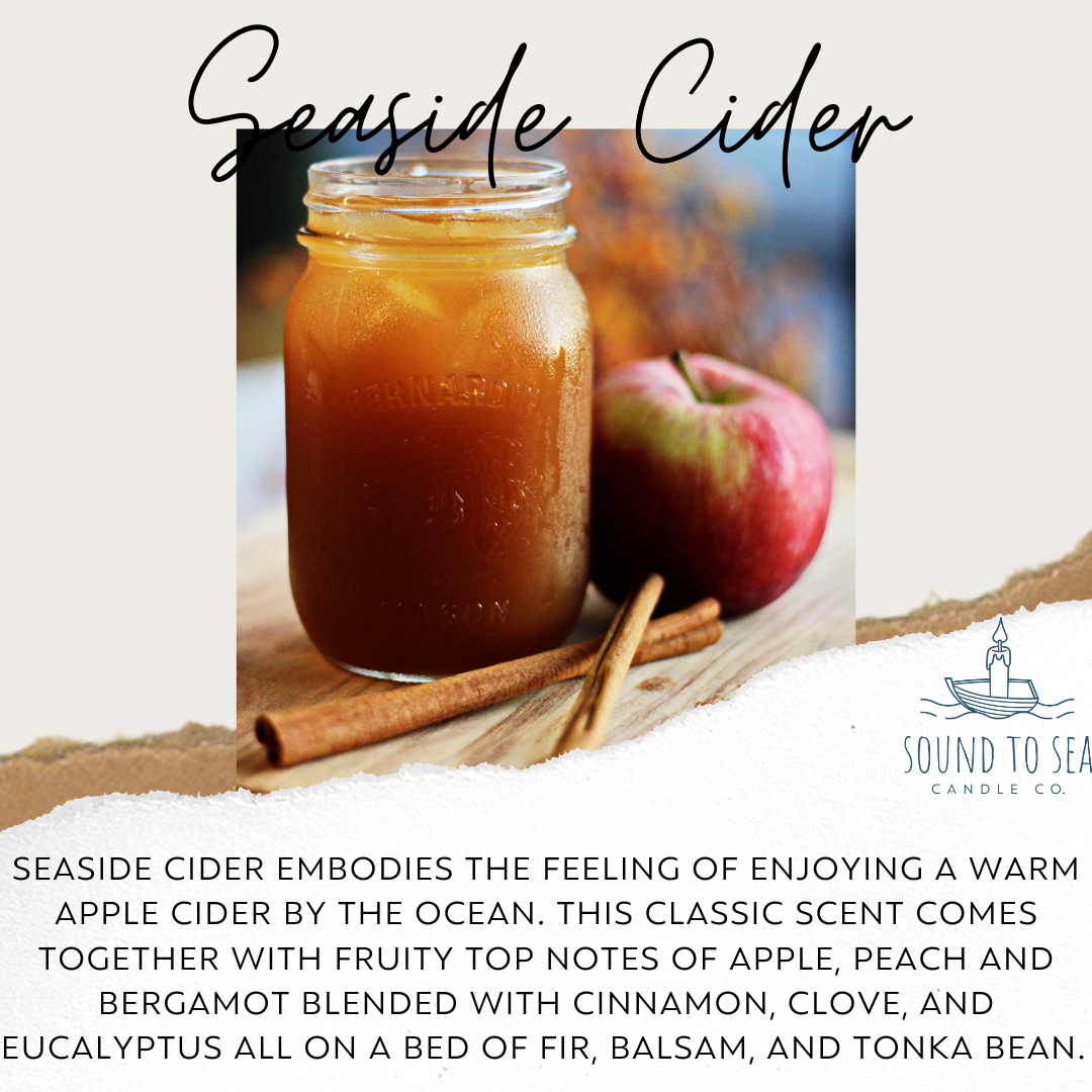 Seaside Cider candle - Sound to Sea Candle Co.