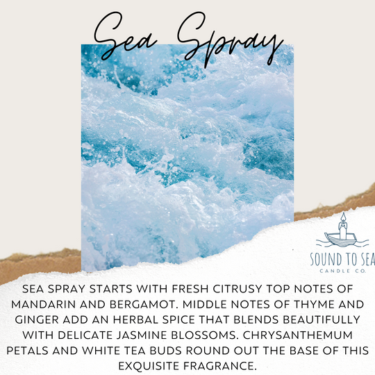 Sea Spray candle - Sound to Sea Candle Co.